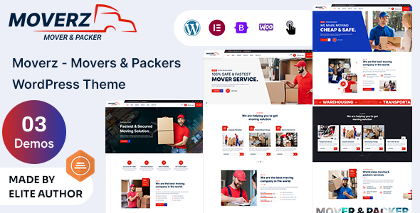 Moverz – Movers Packers WordPress Theme