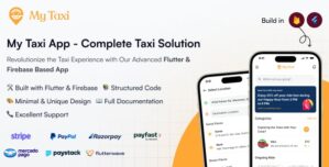 MyTaxi – Flutter Complete Taxi app | Complete Taxi Booking Solution