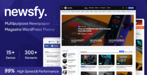 Newsfy | Modern News Magazine WordPress Theme