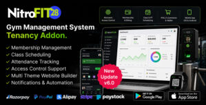 NitroFIT28 | Fitness Gym Management System Multi-Tenancy Addon