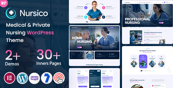 Nursico – Medical Private Nursing WordPress Theme