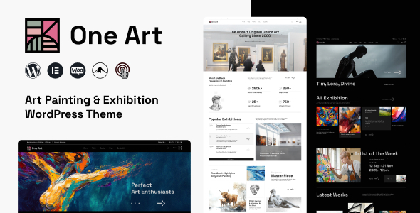 One Art – Portfolio Artist WordPress Theme