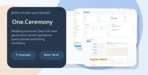 One.Ceremony – Multi-Tenant Wedding and Event SaaS for ASP.NET Core Blazor Server
