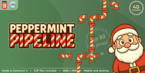 Peppermint Pipeline – HTML5 Puzzle game