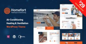 Homefort – Air Conditioning Heating WordPress Theme
