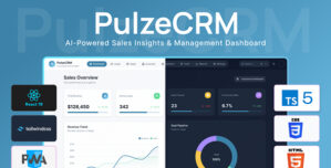 PulzeCRM – AI-Powered CRM Dashboard Sales Workflow Automation Template