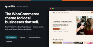Quartier – Booking Shop WordPress Theme for Local Business