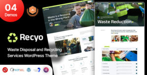 Recyo – Recycling Waste Management WordPress Theme