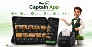 Restro Captain – Restaurant Waiter, Table and Order Management App