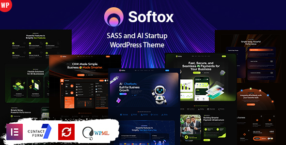 Softox – SaaS and AI Startup WordPress Theme