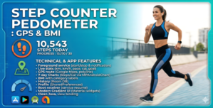 Step Counter – Pedometer, GPS Route, BMI Charts (Android)