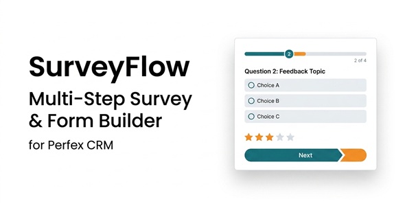 SurveyFlow – Multi-Step Survey Form Builder for Perfex CRM