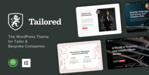 Tailored – Tailoring Fashion WordPress Theme