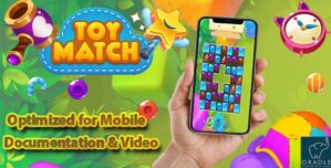 Toy Match (Admob + GDPR + Android Studio)