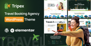 Tripex – Travel Tour Booking Elementor WordPress Theme