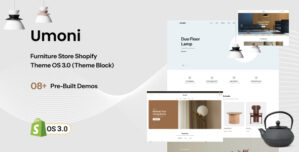 Umoni – Furniture Shopify Theme OS 3.0 (Theme Block)