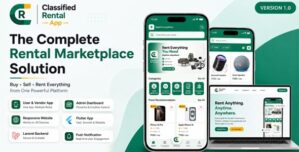 UniBooker Classify | Rent Marketplace Flutter App With Laravel Admin Panel