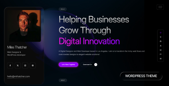 Visiblo Personal Portfolio Theme