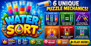 Water Sort | Color Puzzle HTML5 Game