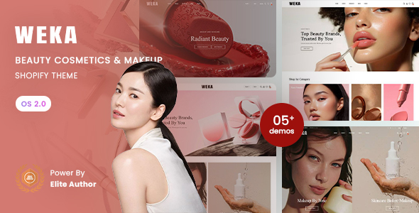 Weka – Beauty Cosmetics Makeup Shopify 2.0 Theme