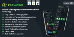 XTrading – Online Trading and Investment Platform Flutter App