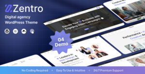 Zentro – Digital Agency WordPress