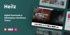 Heilz – Digital Downloads Marketplace WordPress Theme