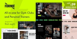 Formie — Personal Trainer Fitness Gym WordPress