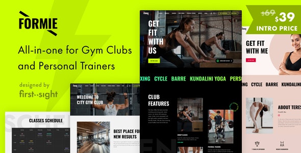 Formie — Personal Trainer Fitness Gym WordPress