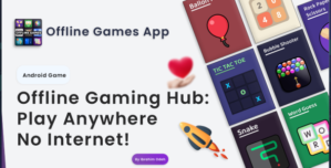 20 Offline Games in one app – Complete Android Source Code