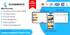 Rawal – Flutter Laravel Ecommerce Solution with POS for Single Multiple Location Business Brand