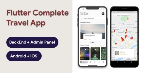Flutter Travel App with Admin Panel – Travel Hour