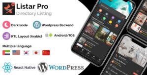 Listar Pro – Directory Classified Mobile App Full Solution