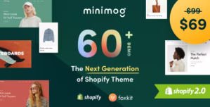 Minimog – Next-gen Multipurpose Shopify theme grade-A