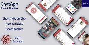 Chat Group Chat App Template React Native | Whatsapp Clone React Native Template | ChatApp