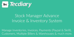 Stock Manager Advance (Invoice Inventory System)