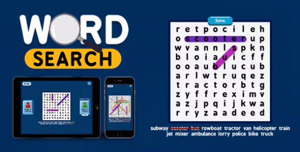 Word Search – HTML5 Game