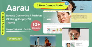 Aarau – Beauty Cosmetics Fashion Clothing Shopify 2.0 Theme