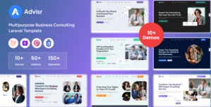 Advisr – Laravel Multipurpose Business Consulting Template