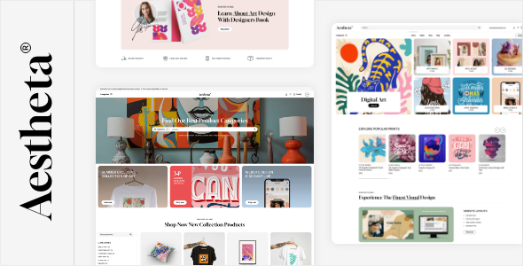 Aestheta – Print Shop Printing Company WordPress Theme