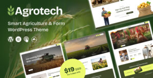 AgroTech – Agriculture Organic Farm WordPress Theme