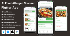 AI Food Allergy Scanner Flutter App | Allergy Tracker App