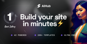 AI Hub – Startup Technology WordPress Theme