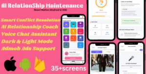 AI Relationship Management App (Android IOS ) Admob Ready