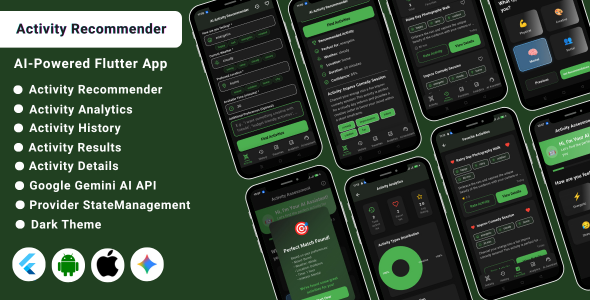 AI-Powered Activity Recommendation Flutter App | Personalized Mood Location-Based Suggestions