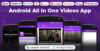 Android All In One Videos App (DailyMotion,Vimeo,Youtube,Server Videos, Admob with GDPR)