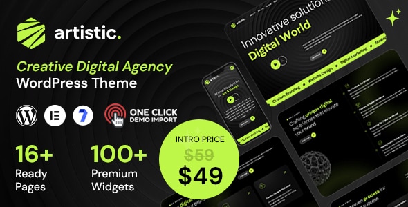 Artistic – Digital Marketing Agency WordPress Theme