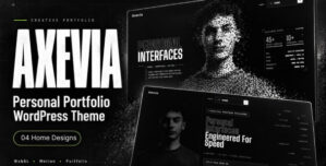 Axevia – Personal Portfolio WordPress Theme