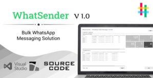 WhatSender – Whatsapp server and bulk sender (SAAS)