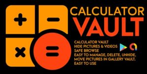 Secret Calculator Vault – Hide Photo Lock Videos | Android Code | Admob Ads